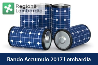 Bando Regione Lombardia Accumulo Fotovoltaico 2017