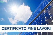 Certificazione di Fine Lavori Fotovoltaico