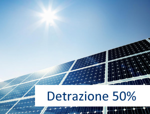 Fotovoltaico detrazione 50 per cento